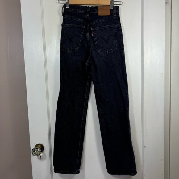 Levis Ribcage Straight Ankle Denim Jeans - Picture 9 of 9